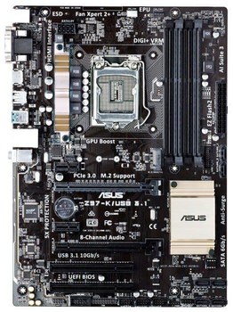 Материнська плата ASUS Z97 (K/usb 3.1) (s1150, Intel Z97, ATX) Б/в