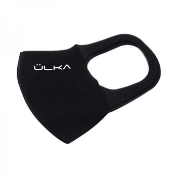 Питта-маска на лицо ULKA многоразовая защитная цвет черный (2100994207688)