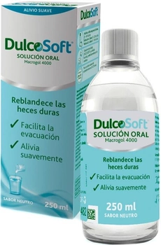 Płyn na zaparcia Sanofi Dulcosoft Solucioin Oral 250 ml (84700017770684)