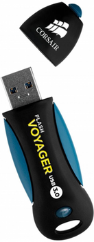 Флеш память Corsair Flash Voyager 32GB USB 3.0 Black/Blue (843591047302)
