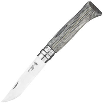 Нож Opinel №8 VRI Laminated, серый,204.66.58