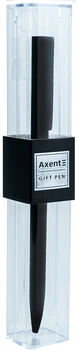 Ручка шариковая автоматическая Axent Partner Синяя 0.7 мм Черный металлический корпус (AB1099-01-02-A)