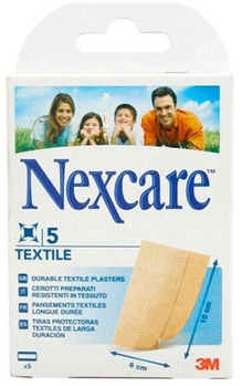 Медичні пластирі 3M Nexcare Textile 10 см x 6 см 5 шт (8470003308946)