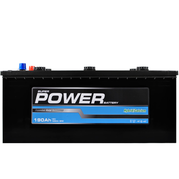 Автомобільний акумулятор POWER MF Black (B5) 190Аh 1250A L+ POWER