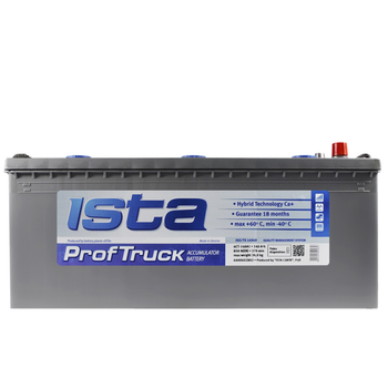 Автомобільний акумулятор ISTA Pr. Truck 140 Аh 850А ISTA