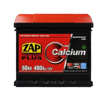 Автомобільний акумулятор ZAP Plus 50Ah 480A L+ (лівий +) L1 (550 96) ZAP