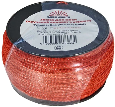 Леска для триммеров в бухте Vitals звезда 2.7 мм x 3LB (67382N)