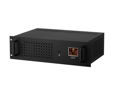 Источник бесперебойного питания 2E RE1500, 1500VA/900W, RM 3U, LCD, USB, 3xSchuko