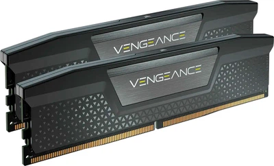 Оперативна пам'ять Corsair DDR5-6400 32768MB PC5-51200 (Kit of 2x16384) Vengeance Black (CMK32GX5M2B6400C32)