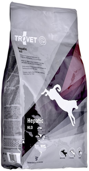 Sucha karma dla psów Trovet Hepatic HLD z kurczakiem 3 kg (8716811000383)
