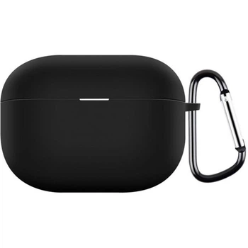 Защитный чехол Deexe Silicone Sleeve для Realme Buds T300 - Black