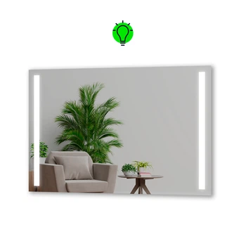 LED зеркало 1200x800 с облегченным корпусом и подсветкой, модель Adelita