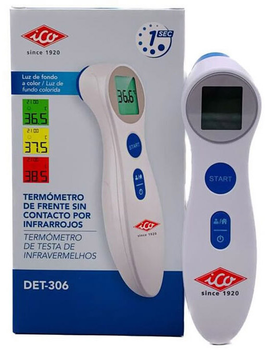 Bezdotykowy termometr na podczerwień Ico Non-Contact Infrared Forehead Thermometer DET-306 (8430442009286)