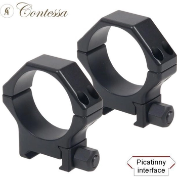 Стальные кольца Contessa 34 мм, низкие