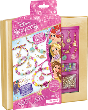 Zestaw do tworzenia bransoletek Make It Real Księżniczki Disneya z kryształkami Swarovskiego (695929043810)