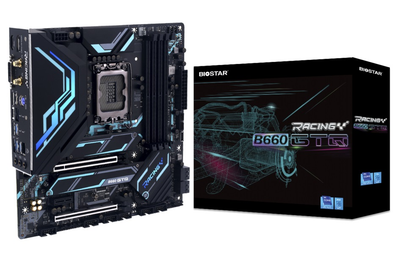 Мат.плата LGA1700, Biostar B660GTQ, B660, 4xDDR4, Int.Video(CPU), 4xSATA3, 2xM.2, 1xPCI-E 16x 5.0, 1xPCI-E 16x 3.0, 1xPCI-E 1x 3.0, ALC1220, 1xM.2 (Key E), RTL8125B, 9xUSB3.2/6xUSB2.0, HDMI/DVI-D/DP, MicroATX