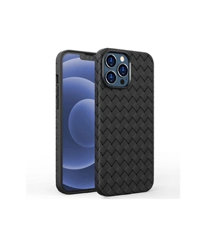 Плетений чохол для iPhone 13 Pro Weaving Full Case Чорний