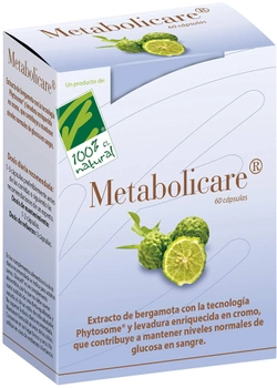 Suplement diety 100% Natural Metabolicare 60 kapsułek (8437019352196)