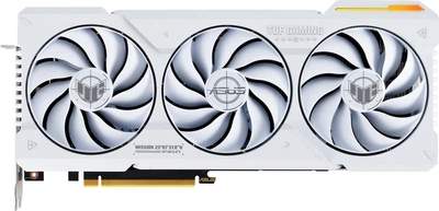 Відеокарта ASUS PCI-Ex GeForce RTX 4070 Ti SUPER TUF Gaming OC Edition White 16GB GDDR6X (256bit) (2670/21000) (2 x HDMI, 3 x DisplayPort) (TUF-RTX4070TIS-O16G-WHITE-GAMING)