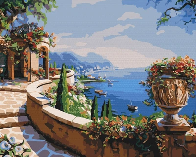 Картина по номерам Brushme Вид на залив 40x50 см BS7615