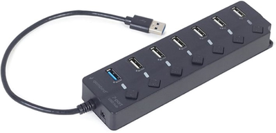 USB-хаб на 7 портів Gembird UHB-U3P1U2P6P-01