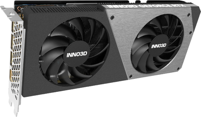 Відеокарта INNO3D PCI-Ex GeForce RTX 4070 Twin X2 12GB GDDR6X (192bit) (2475/21000) (HDMI, 3 x DisplayPort) (N40702-126X-185252N)
