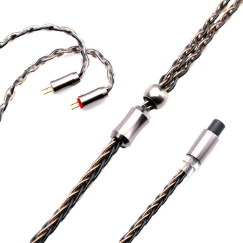 Kabel do słuchawek Kinera Leyding Modular cable 2-pin Brązowy (6973084430695)