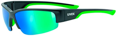Okulary przeciwsłoneczne Uvex Sportstyle 215 Black M.Gre./mir.Gre (53/0/617/2716/UNI)