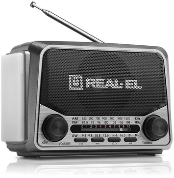 Przenośny odbiornik radiowy Real-El X-525 Szary (EL121800004)