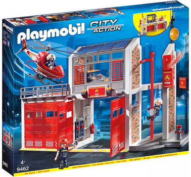 Zestaw zabawkowy Playmobil City Action Remiza strażacka (4008789094629)