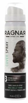 Spray tonizujący do włosów Eurostil Ragnar Retoca-Raices Castano Oscuro 75 ml (8423029090623)