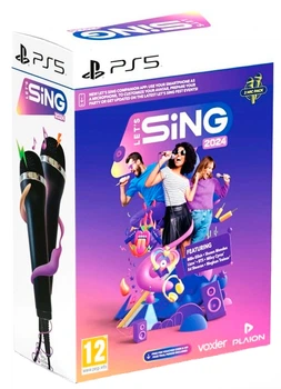 Игра для PlayStation 5 Lets Sing 2024 и 2 микрофона (4020628611491)