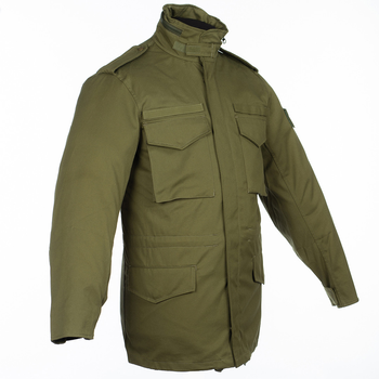 Куртка тактична зносостійка полегшена для силових структур M65 Хакі олива 56-58/170-176 TR_BH-U-JМ65-KH-56-170