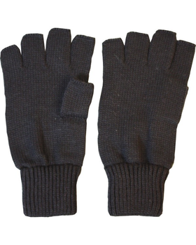 Перчатки тактические демисезонные без пальцев для силовых структур KOMBAT UK Fingerless Gloves Uni TR_kb-fg-blk