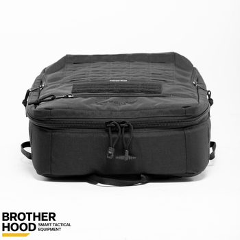 Рюкзак для дронів захисний універсальний для силових структур Brotherhood Чорний M 16л TR_BH-ZRD-02BL