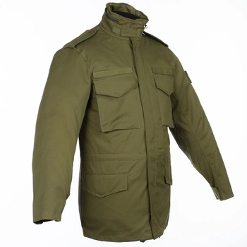 Куртка тактична зносостійка полегшена для силових структур M65 Хакі олива 56-58/182-188 TR_BH-U-JМ65-KH-56-182