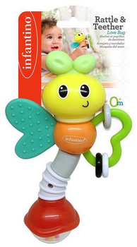 Grzechotka z gryzakiem Infantino Miss Bug 1 szt (0773554048902)