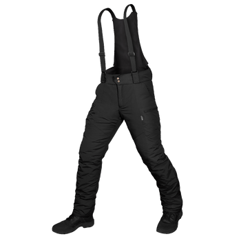 Штани тактичні зимові чоловічі утеплені штани для силових структур Patrol Taslan Чорні (7357), S TR_7357-S