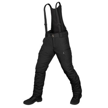 Штаны тактические зимние утепленные мужские брюки для силовых структур Patrol Taslan Черные (7357), S TR_7357-S