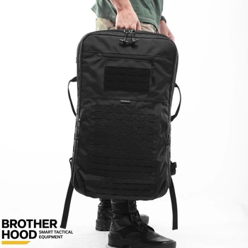 Рюкзак для дронів захисний універсальний для силових структур Brotherhood Чорний L 30л TR_BH-ZRD-01BL