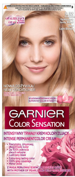 Крем-фарба для волосся Garnier Color Sensation 9.02 Переливчастий світло-русявий 156 г (3600542161152)