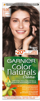 Krem koloryzujący do włosów Garnier Color Naturals Creme 5.00 Głęboki Średni Brąz 156 g (3600542021845)