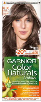 Krem koloryzujący do włosów Garnier Color Naturals Creme 6.00 Głęboki Jasny Brąz 156 g (3600542021869)