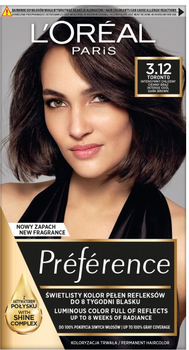 Фарба для волосся L'Oreal Paris Preference 3.12 Торонто 251 г (3600522769392)