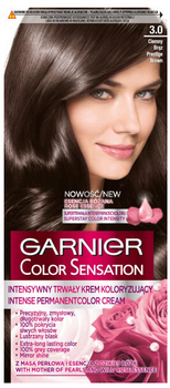 Krem koloryzujący do włosów Garnier Color Sensation 3.0 Prestiżowy Ciemny Brąz 163 g (3600541136731)