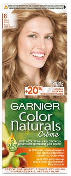 Krem koloryzujący do włosów Garnier Color Naturals Creme 8 Jasny Blond 156 g (3600540179661)