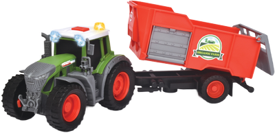 Traktor Dickie Toys Fendt z przyczepką 26 cm (3734001)