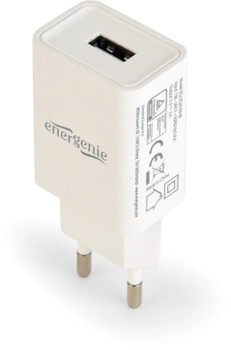 Мережевий зарядний пристрій EnerGenie EG-UC2A-03-W