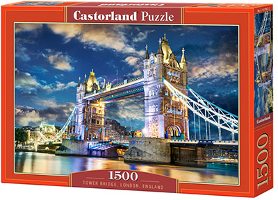 Puzzle Castorland Tower Bridge Londyn 1500 elementów (5904438151967)