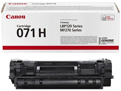 Картридж Canon 071H MF272/MF275/LBP122 Black (2500 сторінок) (5646C002)